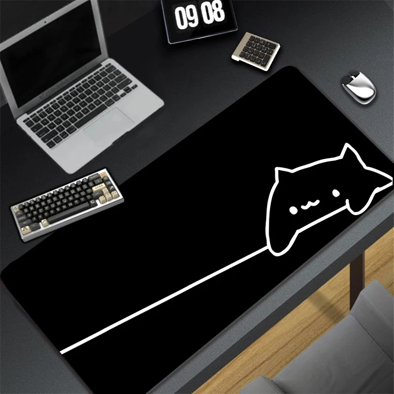 Lucu aksesoris kantor kartun Mousepad Gamer 900x400 hewan Xxl Mouse Pad alas meja Kawaii diperpanjang Pc Anime Mouse Keyboard