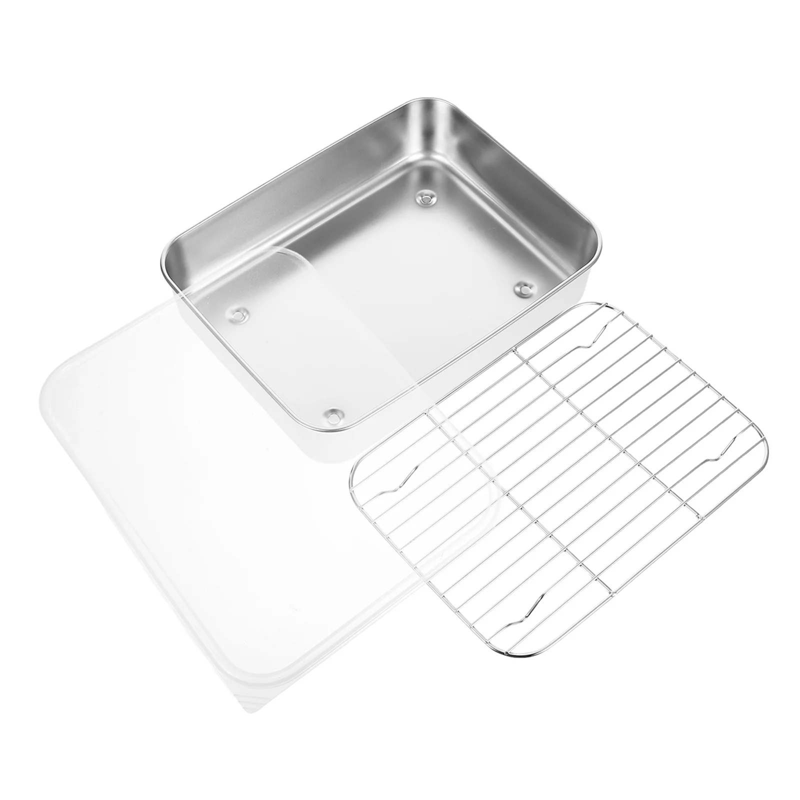 

Stainless Steel Food Container Dumpling Box Mesh Rack ganizer Bin ganizer Freezer Storage Solution