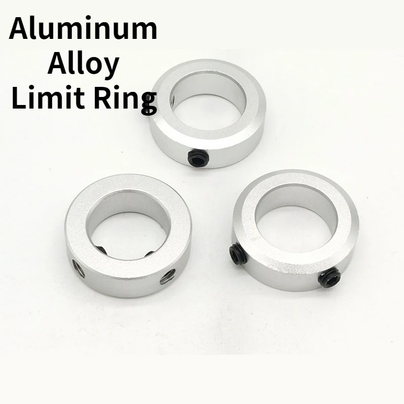 1/5/10/20/50pcs Retaining Ring Stop Screw Type Retaining Ring Shaft Retainer Locator SCCAW Aluminum Alloy with Screws Limit Ring