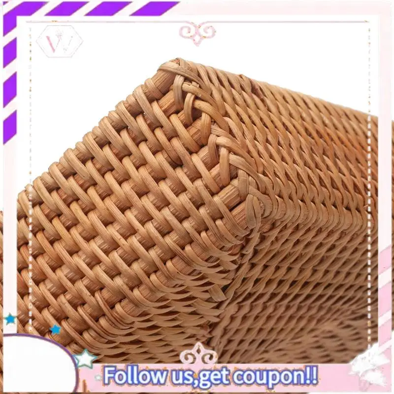 

Premium Rattan Napkin Holder Square,Wicker Napkin Basket For Kitchen,Flat Napkin Holders For Paper Napkins,Woven Napkin Holders