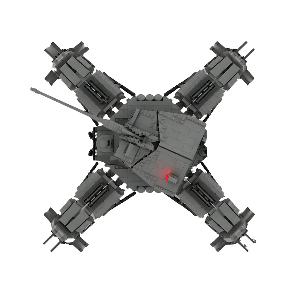 

MOC Gehender Waffenträger Bricks Model Military Armored Vehicle Artillery Building Blocks DIY Assemble Toys Kids Birthday Gifts