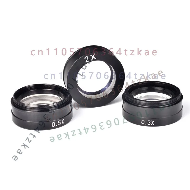 0.3X 0.5X 0.75X Auxiliary Objective Reduction Lens M42 Thread Optical Spare Part For Stereo Microscope Photography