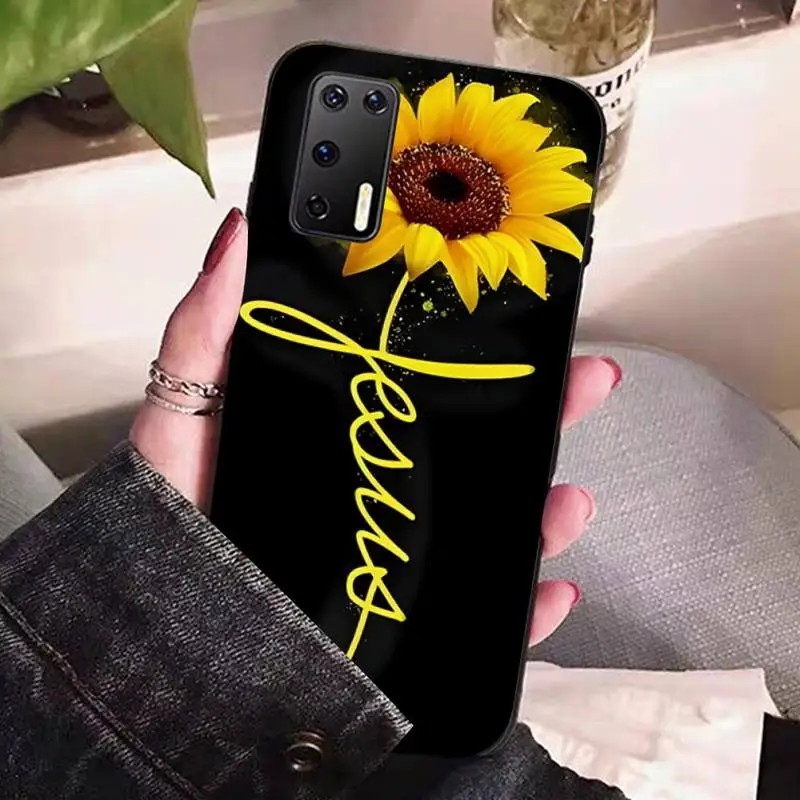 Beautiful Flower sunflower Phone Case for Huawei P30 40 20 10 8 9 lite pro plus Psmart2019