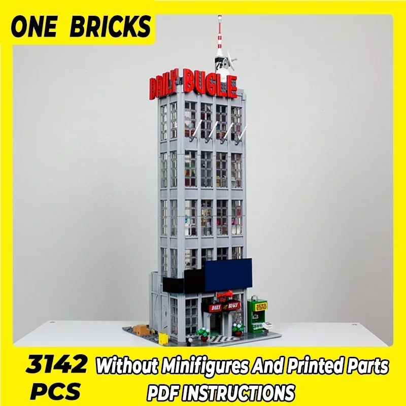 

Moc Building Blocks Famous Film Model News Building Technical Bricks DIY Assembly Construction Toys For Child Holiday Gifts