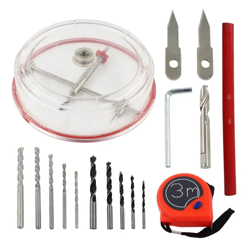 Gypsum Board Opener 40-300MM Adjustable Hole Cutter With Cowling Variable Size Hole Cutting Set Large Hole Saw Circle Cutter