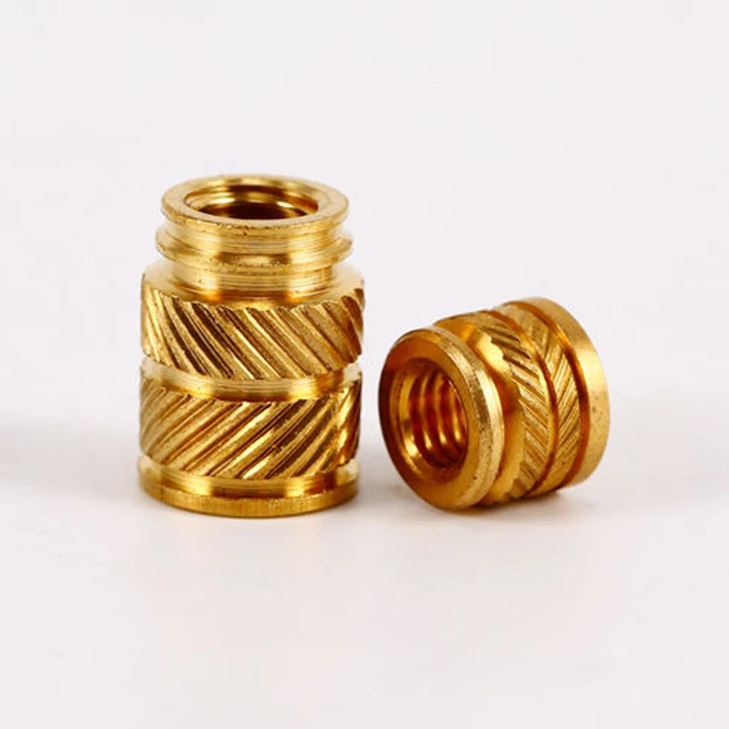 

OEM Custom High Precision CNC Machining Parts CNC Turned & Precision Threaded Brass Knurled Threaded Insert