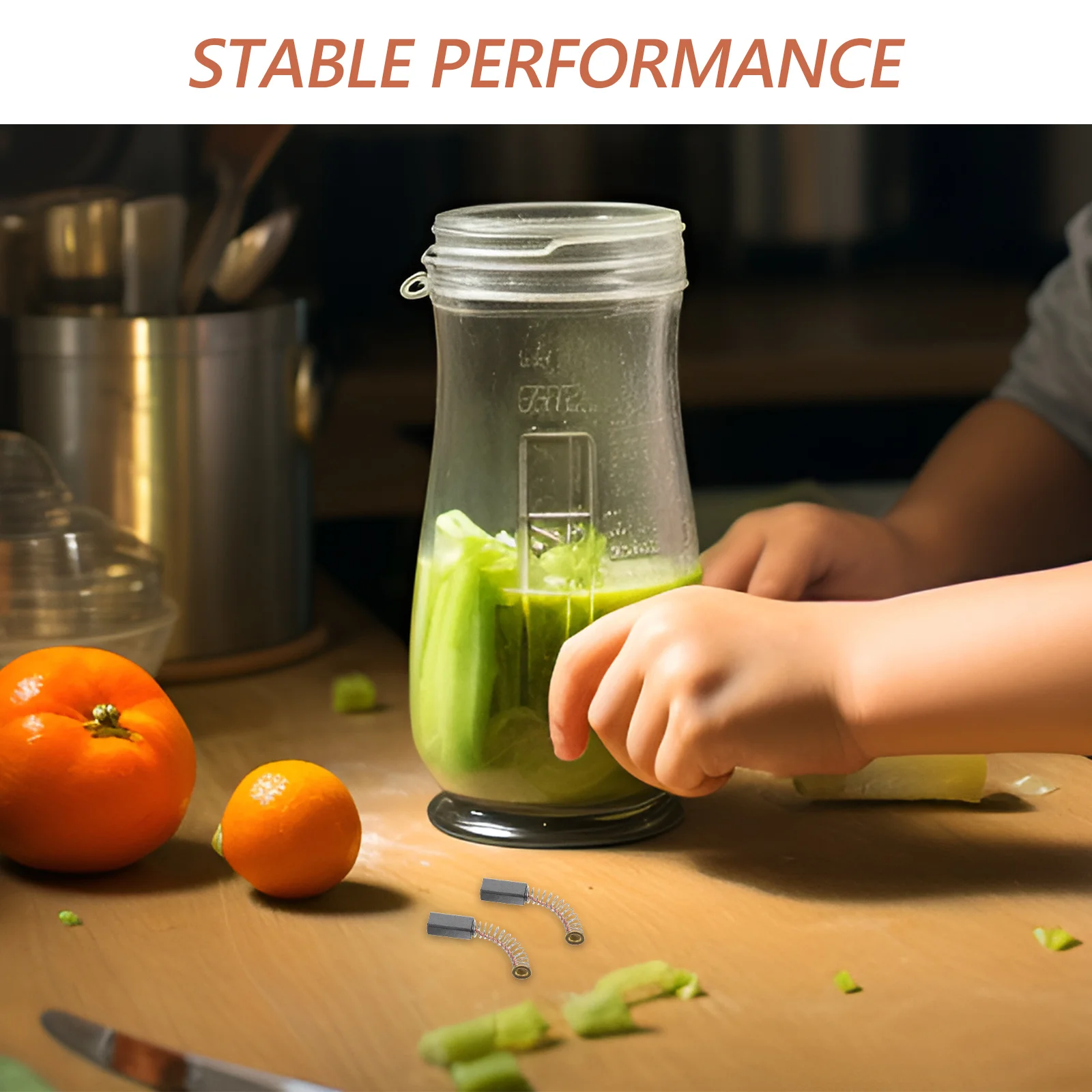 5 pezzi accessori per macchine per il latte di soia spazzola di carbone strumento di ricambio essenziale per lavapavimenti per elettrodomestici da cucina spremiagrumi