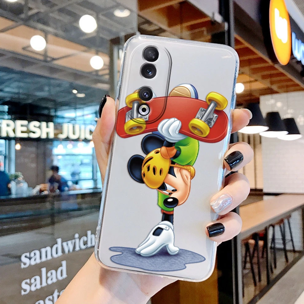 Funda For Honor 90 Lite X50i Back Cover  Coque Mickey Minnie Mouse Stitch Soft Silicone Clear Case For huawei honoe 90 Bumper