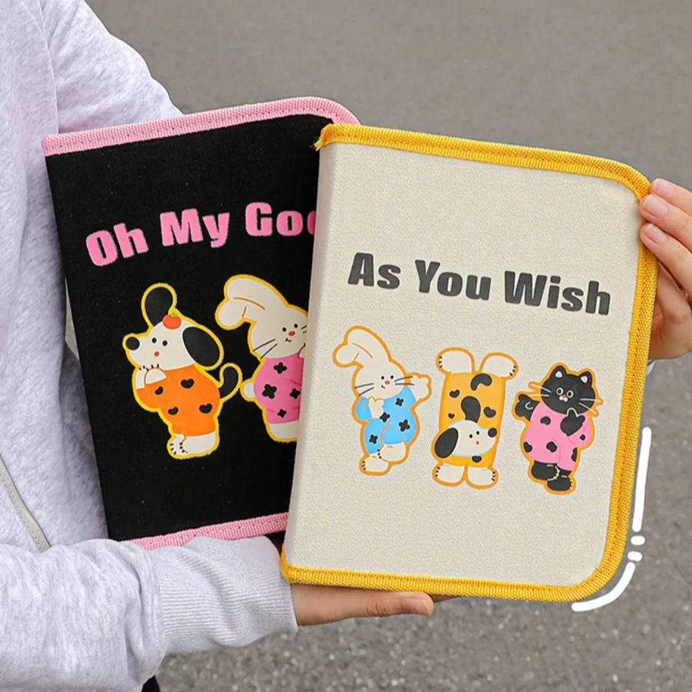 Creative Book Shape Pencil Case 9 Layers Cartoon Stationery Bag Cute Design Zipper Animal Pencil Pouch Learning Supplies