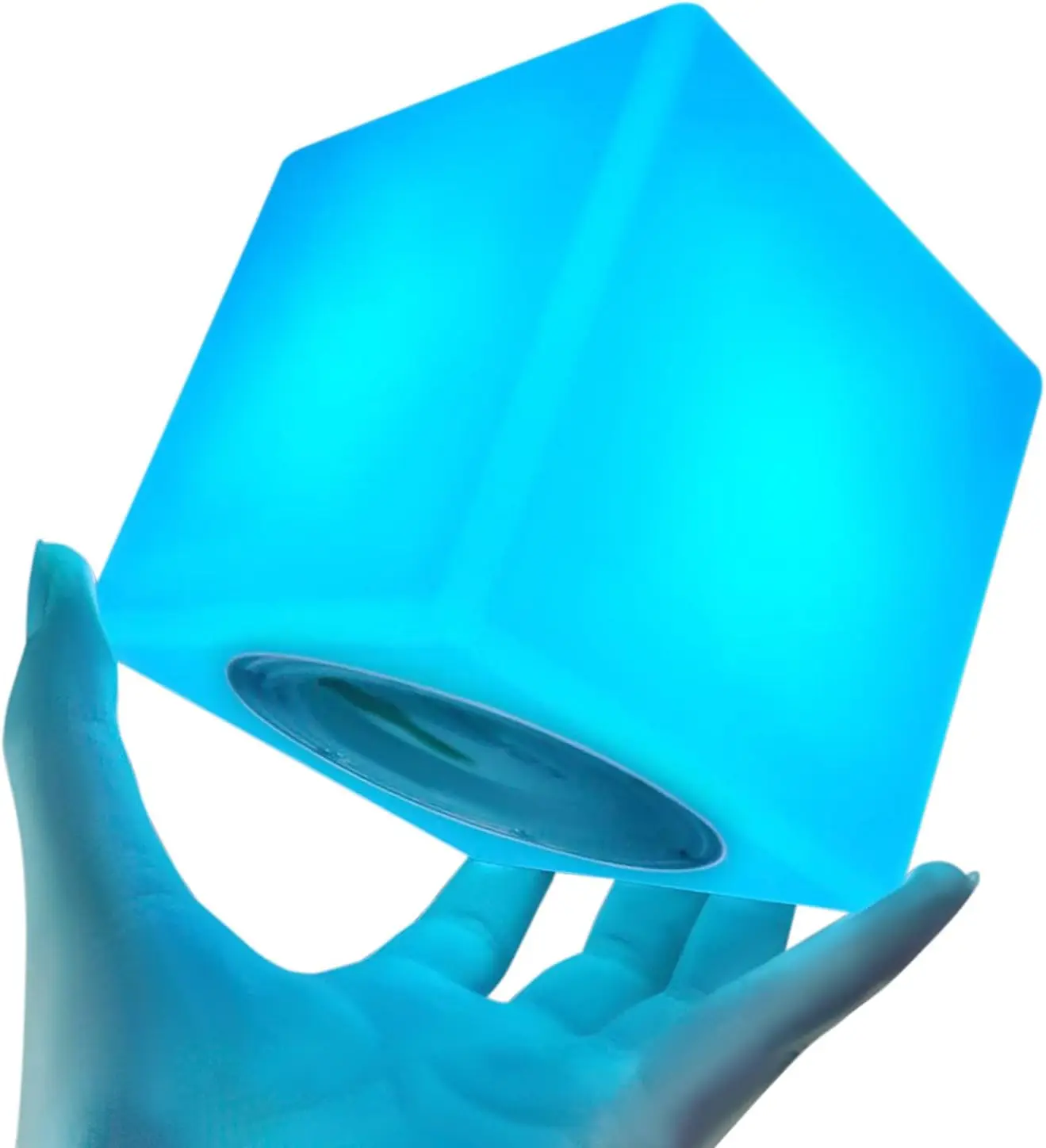 Dimmable LED cube Night Light Dimming Tesseract Mood lamp Remote controlled Rechargeable Waterproof Home table kid bedside Decor