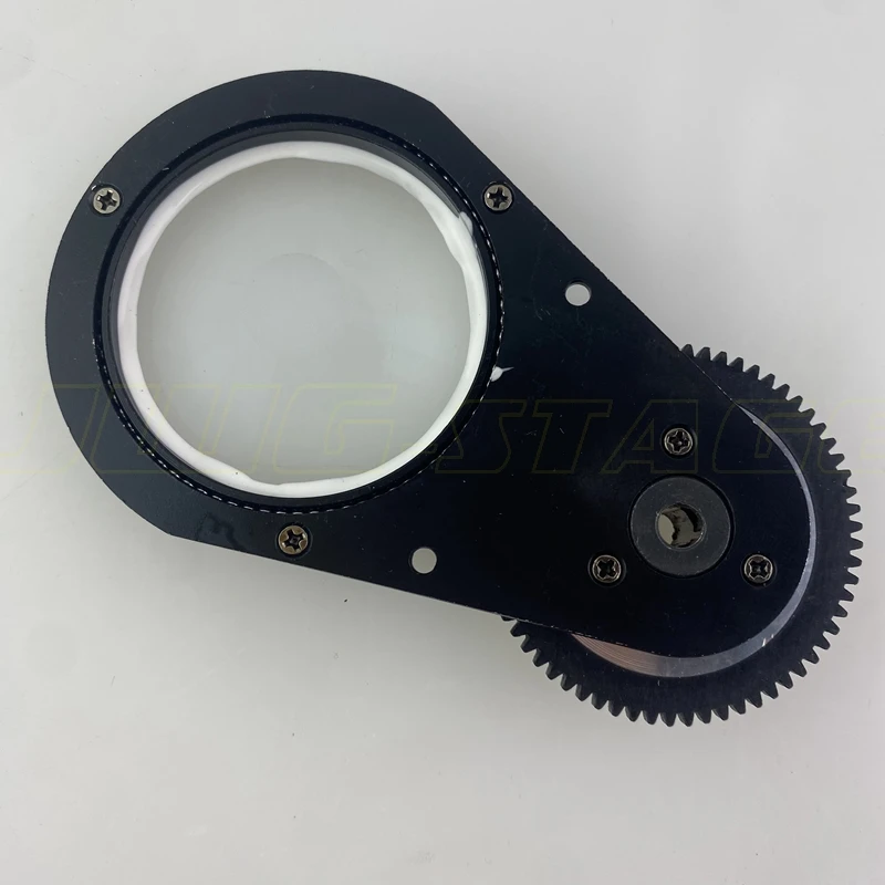 46mm Prism with Frame Bracket Prism Set for 200W230W Beam 5R 7R Light 24 Facet Honey Prism with Beam Light Spare Parts
