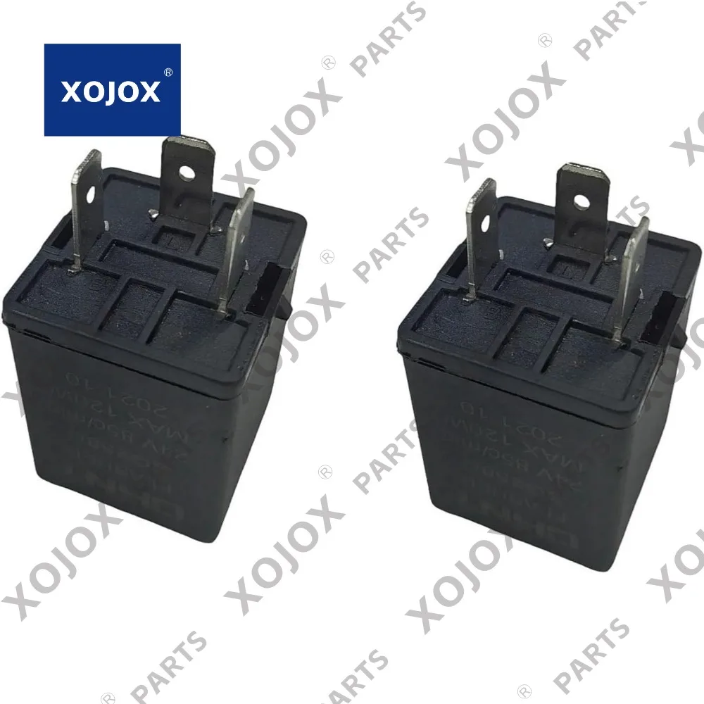 

XOJOX 2pcs 21ER-60701 21FQ-60070 3-Pins Relay Compatible with X R140W-9S Excavator