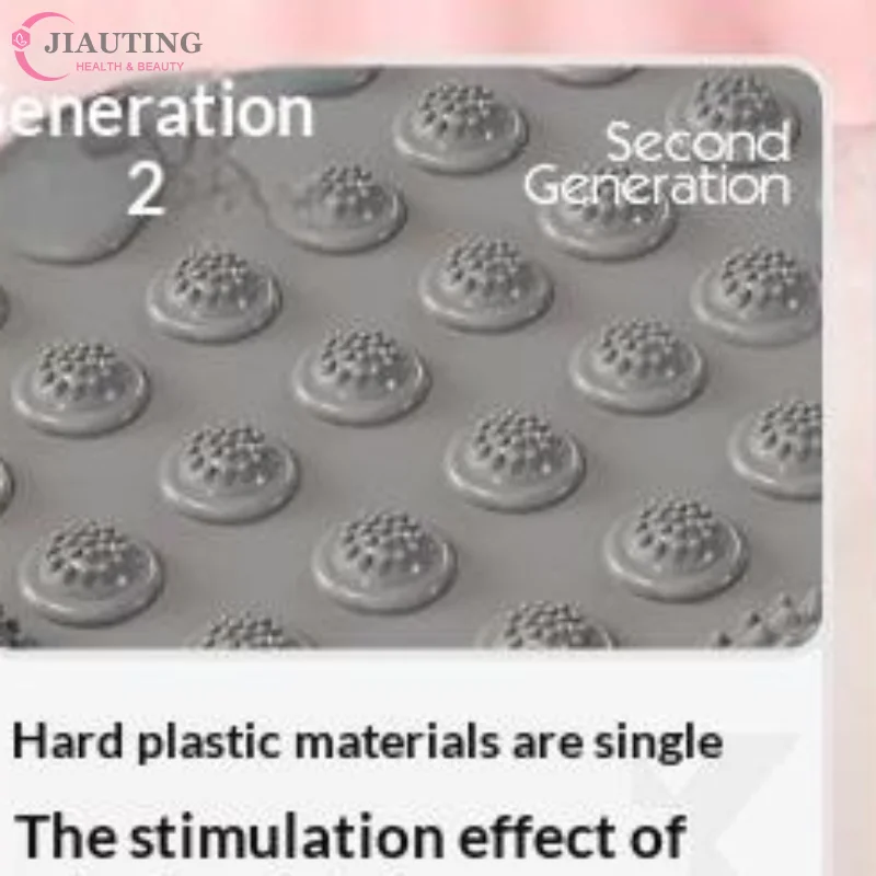 

Надувная массажная подушка для ног с акупрессурой, противоскользящая, с сильными присосками, складная, портативная, с дренажными отверстиями