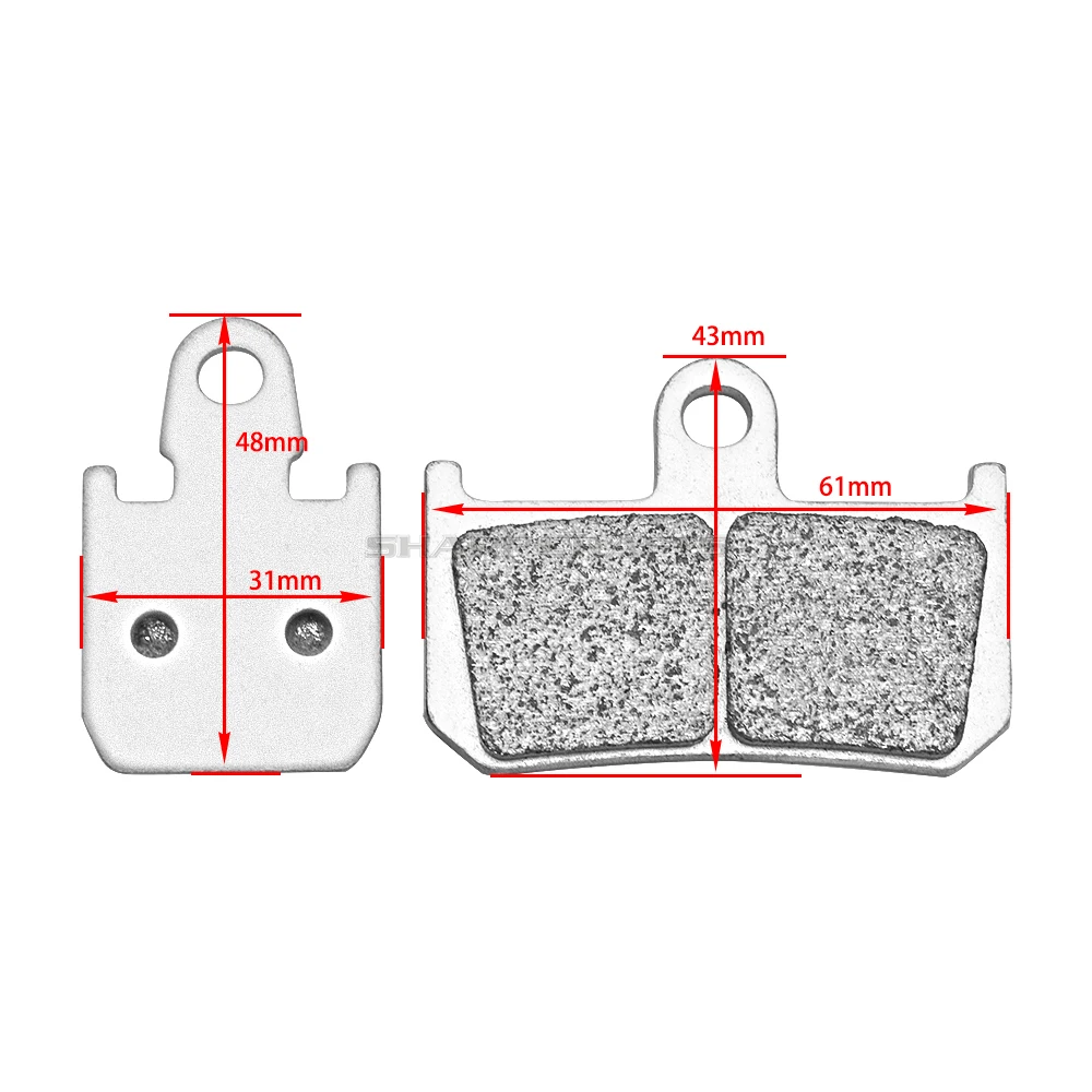 Motorcycle Accessories Front & Rear Brake Pads Copper Sintered For Yamaha YZF1000 YZFR1 YZF-R1 YZF 1000 R1 2007-2014 2013