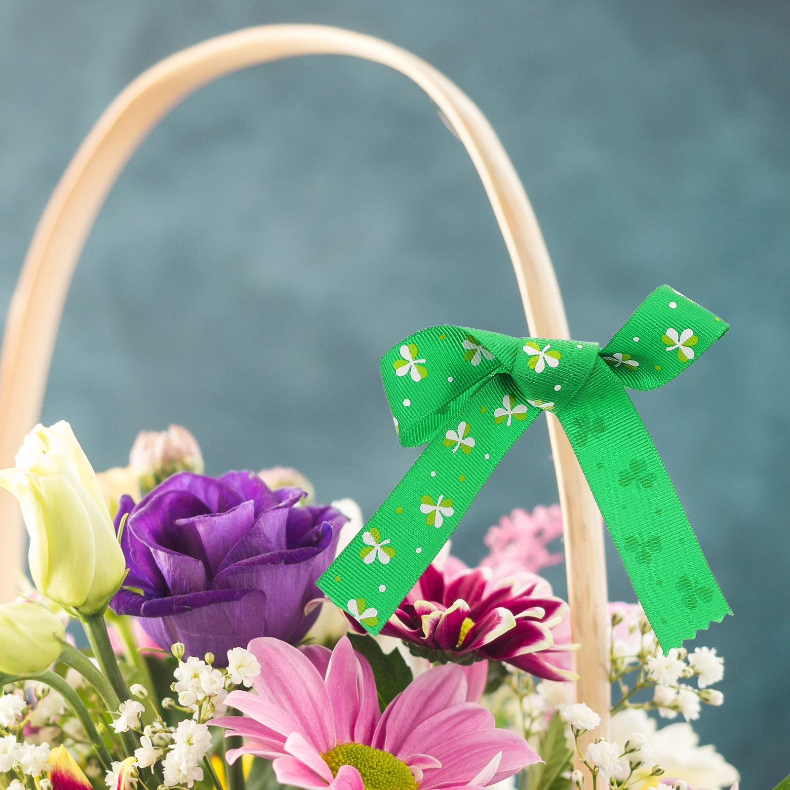 

3 Rolls Ribbon for Gifts Wrapping Craft Decorations Polyester Straps S6S8S9 DIY Home St Patrick'S Day Ribbon For Gift