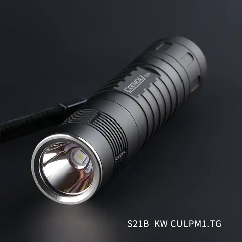 Convoy S21B with KW CULPM1.TG KW CSLPM1.TG,21700 flashlight ,Torch