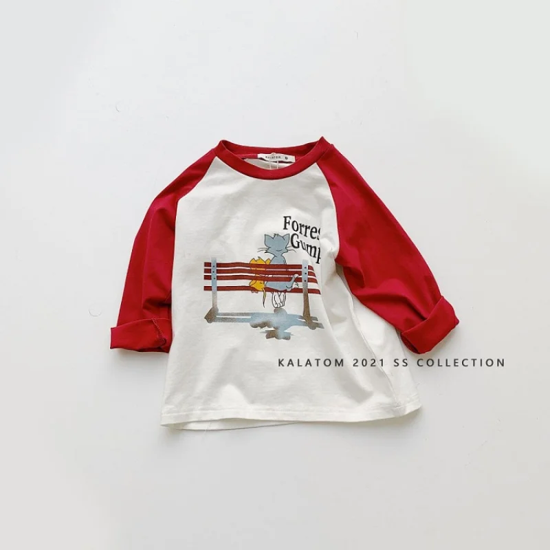 1-7Y Children T-Shirt Solid Color Versatile Short Sleeve Tops For Boys And Girls Summer New Baby Thin Cotton Bottoming Shirt New