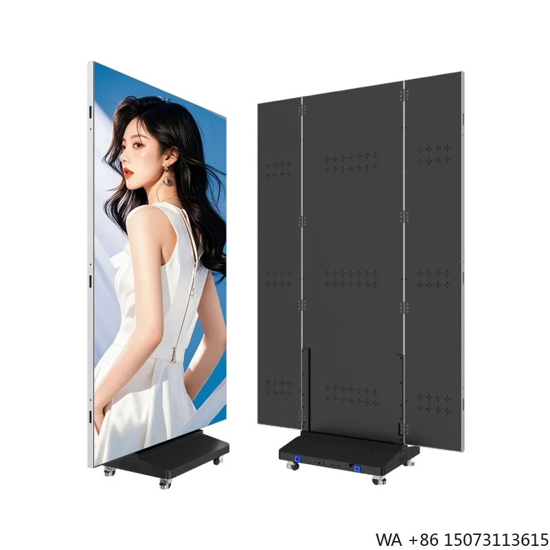 

Портативный складной светодиодный видеоэкран для рекламы в помещениях и на улице