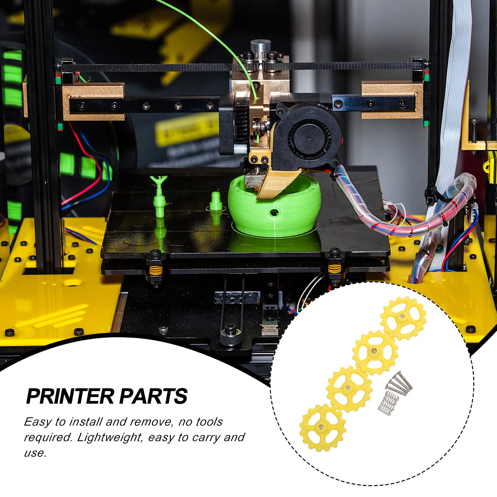 

Hot Bed Leveling Assembly Printer Parts Compression Nut Suit Plastic 3D Supplies