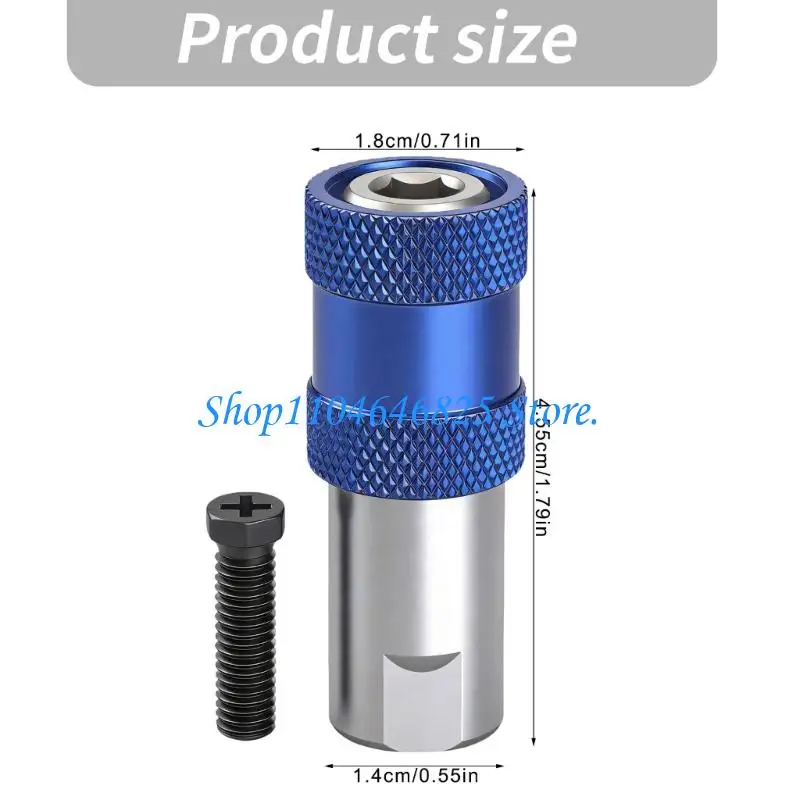 10Mm Threaded to 1/4Inch Adapter Electric Drill Screwdriver Conversion