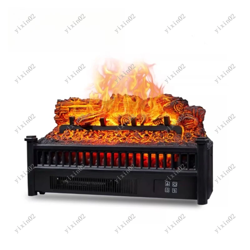 Electric Fireplace Heater Simulation Flame Mobile Decor for Villa Guesthouse Heating Home Decorative Fireplace