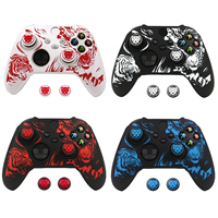 Laser Engraved Silicone Cover Perfect Fit for Xbox Series S Controller Case For Xbox Series X Gamepad Skin Joystick Accessories