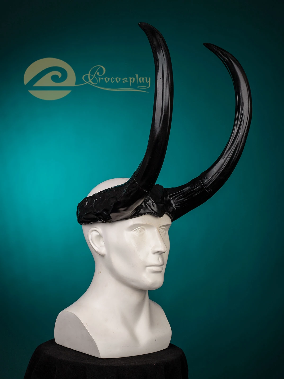 Loki Helmet Horns Cosplay Accessories Movie PVC Headgear Halloween Prop C08725