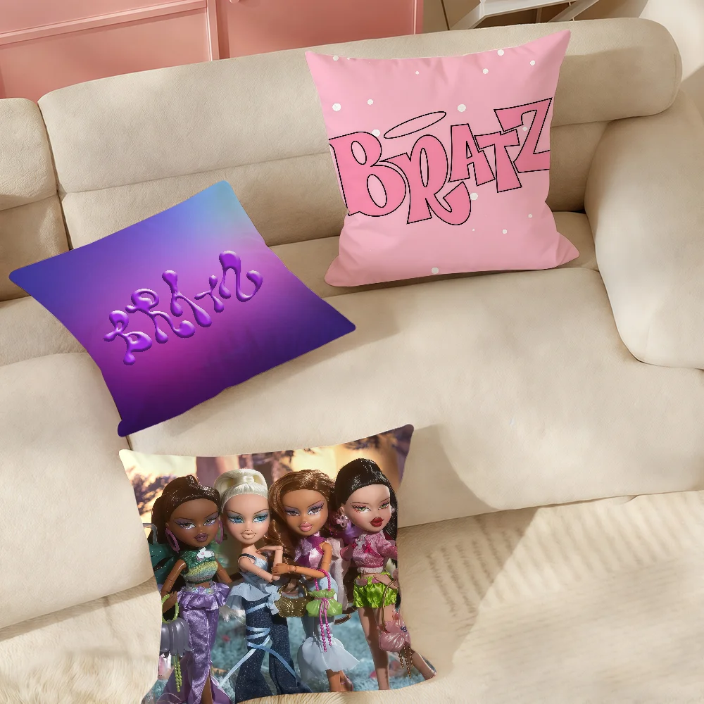 Fashion Lovely Doll B-bratz Pillow Case Suitable For Bedroom