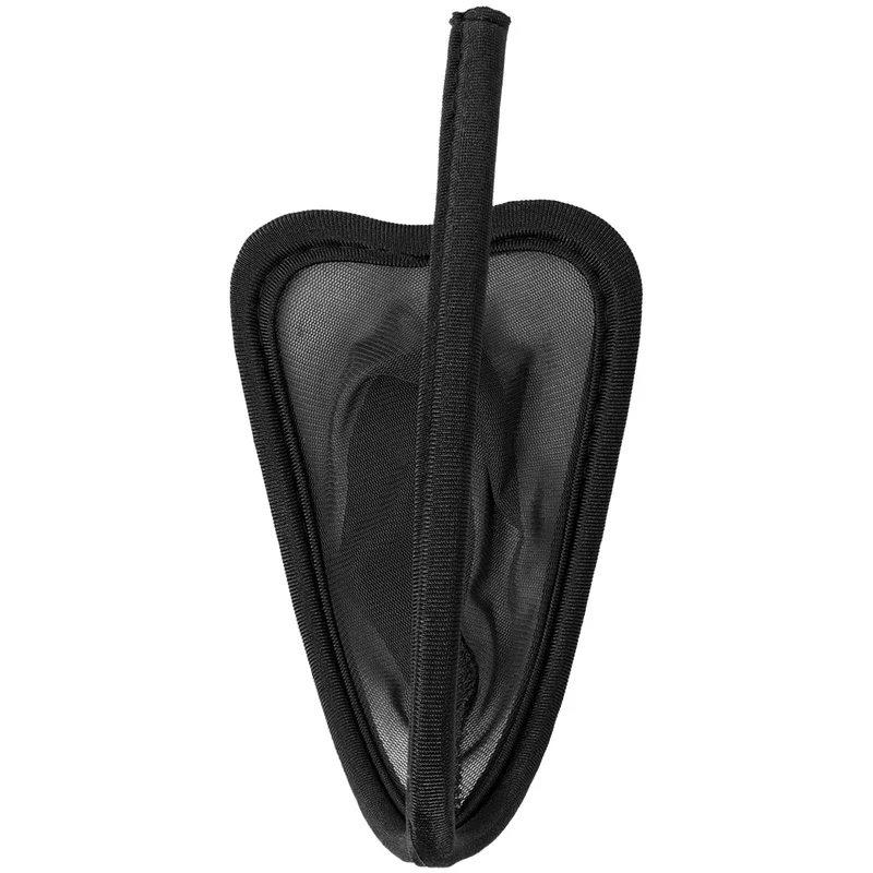 RT01 C String Sexy Men's Transparent Open Net C-string Sheer Mesh Thong Mini Jockstrap Gay Underwear Pocket Penis Short Unde&Gf1