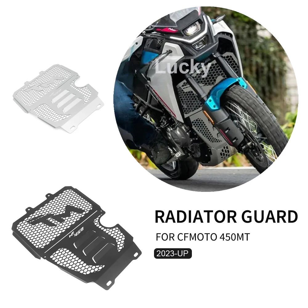 

New Motorcycle Radiator Grill Oil Cooler Engine Water Tank Guard Protection Cover FOR CFMOTO 450MT MT450 450 MT 450 2023-UP
