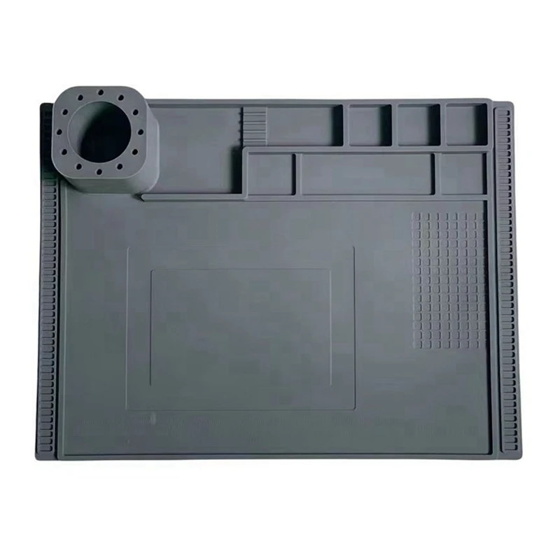 

A81M New Repair Pad Insulation Heat-Resistant Soldering Station Silicon Soldering Mat Work Pad Desk For BGA Soldering Station