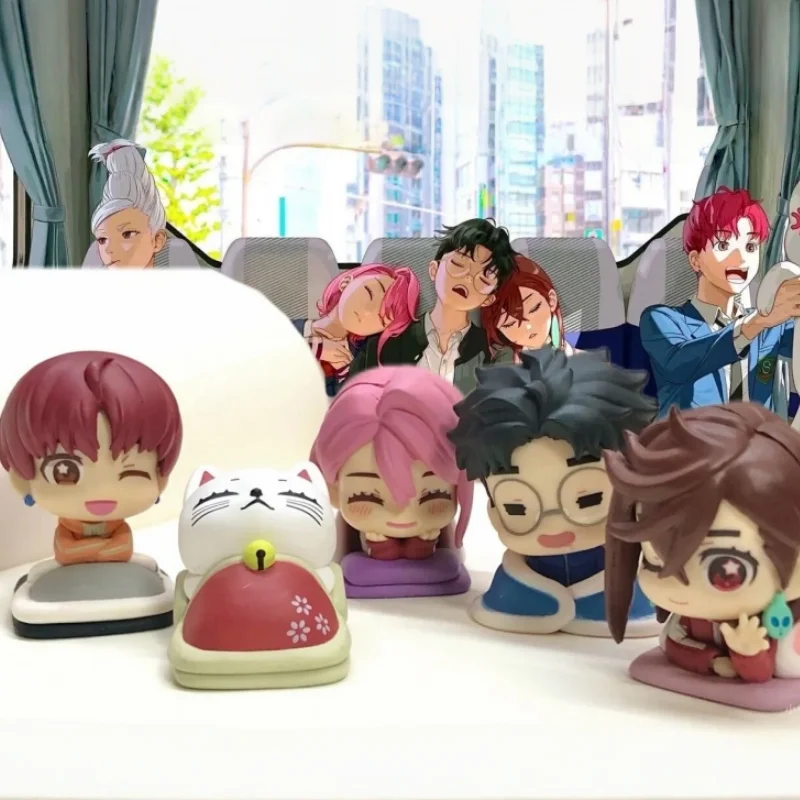 

Genuine Stastodan Da Dan Sleep Series Takakura Ken モモ Shiratori Aira Mini Mode Action Fiugre Ornament Collectible Toy gifts