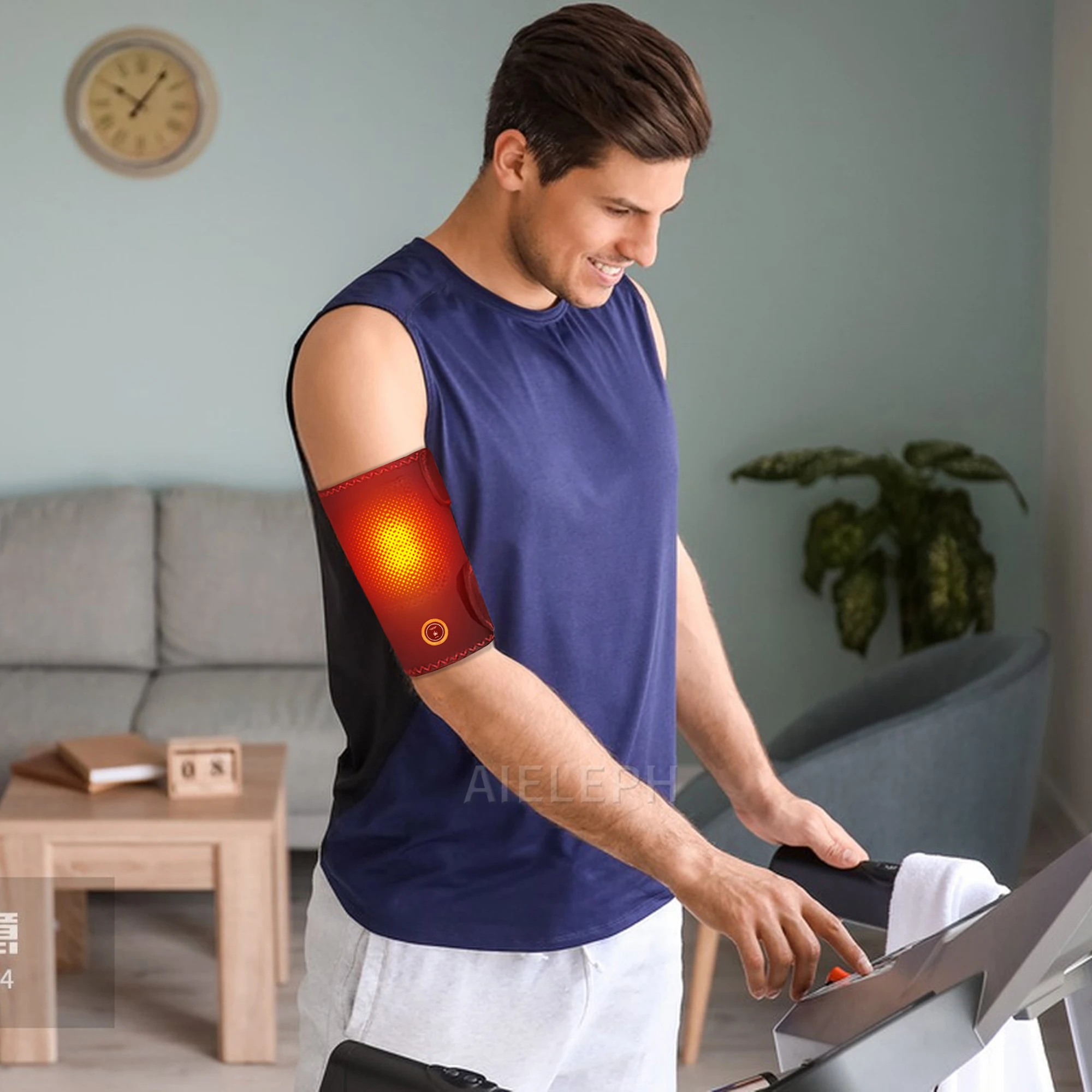 

Heating Elbow Support Pad Arm Compression Support Elbow Sleeve Protector For Tendonitis Tennis Outdoor Braces Supports