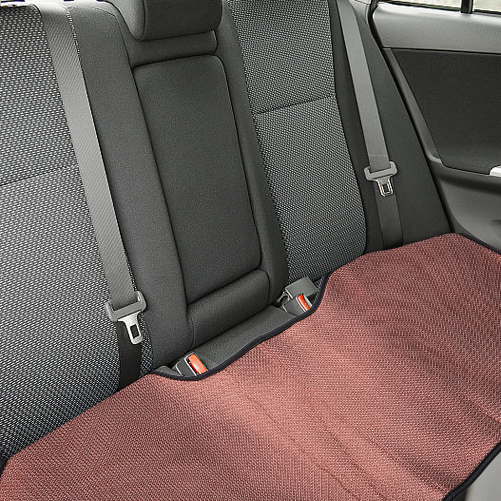 

Ice Silk Seat Cushion Car Enhanced Comfort Ventilated Design Year Round Use Fine Stitching No Tool Installation Auto Seat