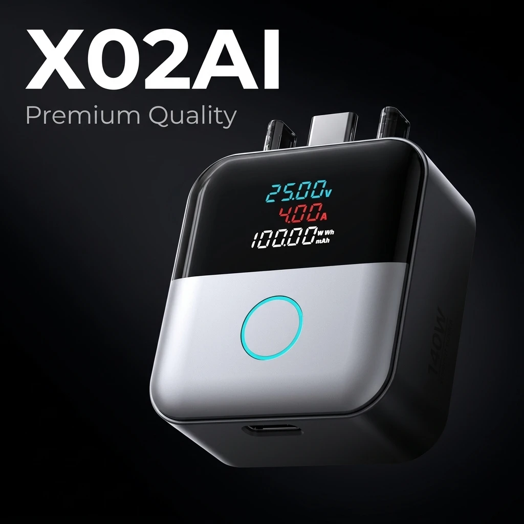 Advanced AI Smart Charging Separator | Color Screen Auto Disconnect for Phone & Tablet, Real-time Power Monitor, Battery Health