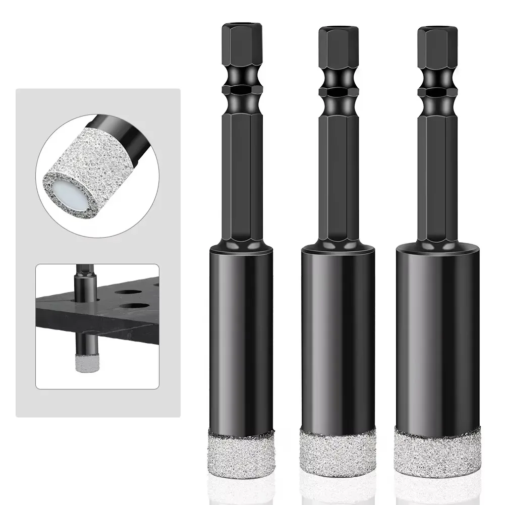

Hexagonal Shank Diamond Drill Bit Dry Vacuum Brazed Drilling Core Bits Sets Diamond Angle Grinder Bit Tile Cutter Hole Saw Tools