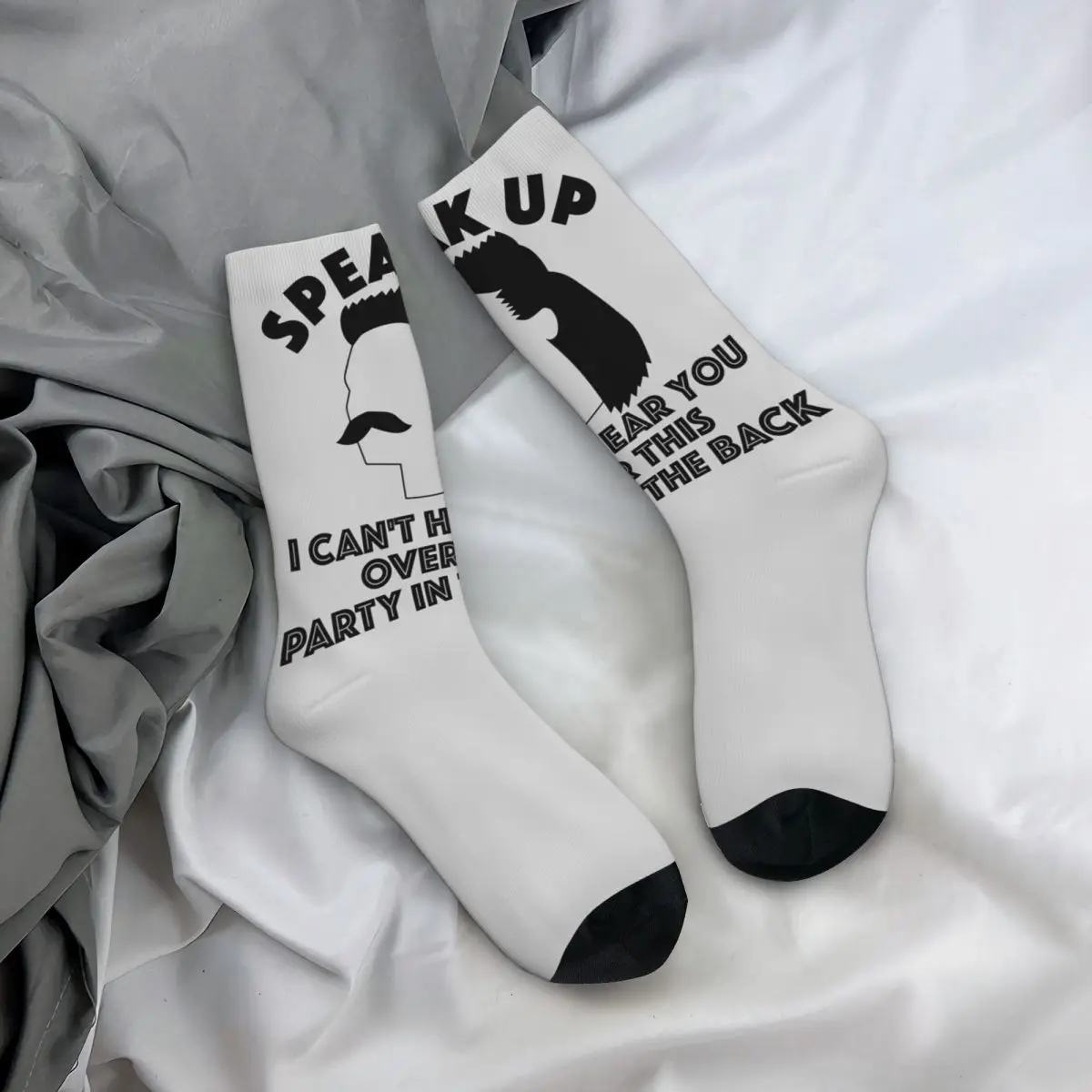 

Всесезонные чулки для экипажа, забавные подарочные носки Redneck Mullet, длинные носки в стиле Харадзюку, аксессуары для мужчин и женщин, подарок на день рождения