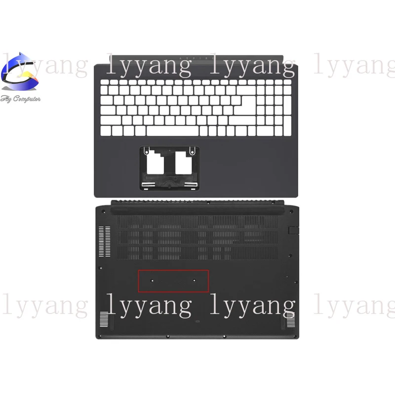 

f New For Acer Aspire A715-41G A715-75G N19C5 Upper Case Palmrest Cover / Bottom