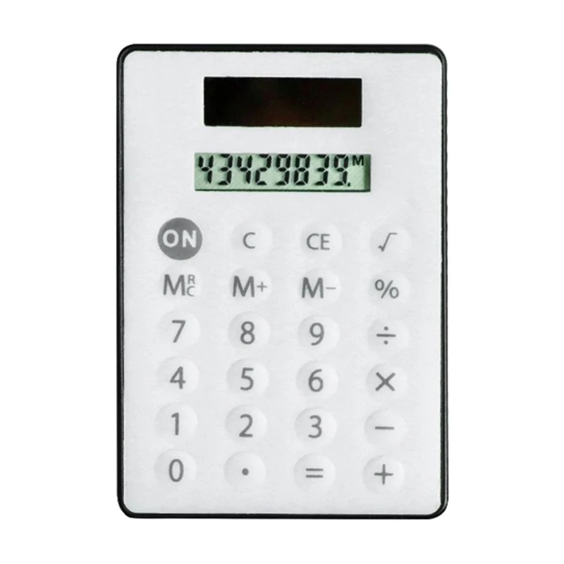 Mini Solar Calculator with 8 Digit Display for Students, Teachers, and Budgeting