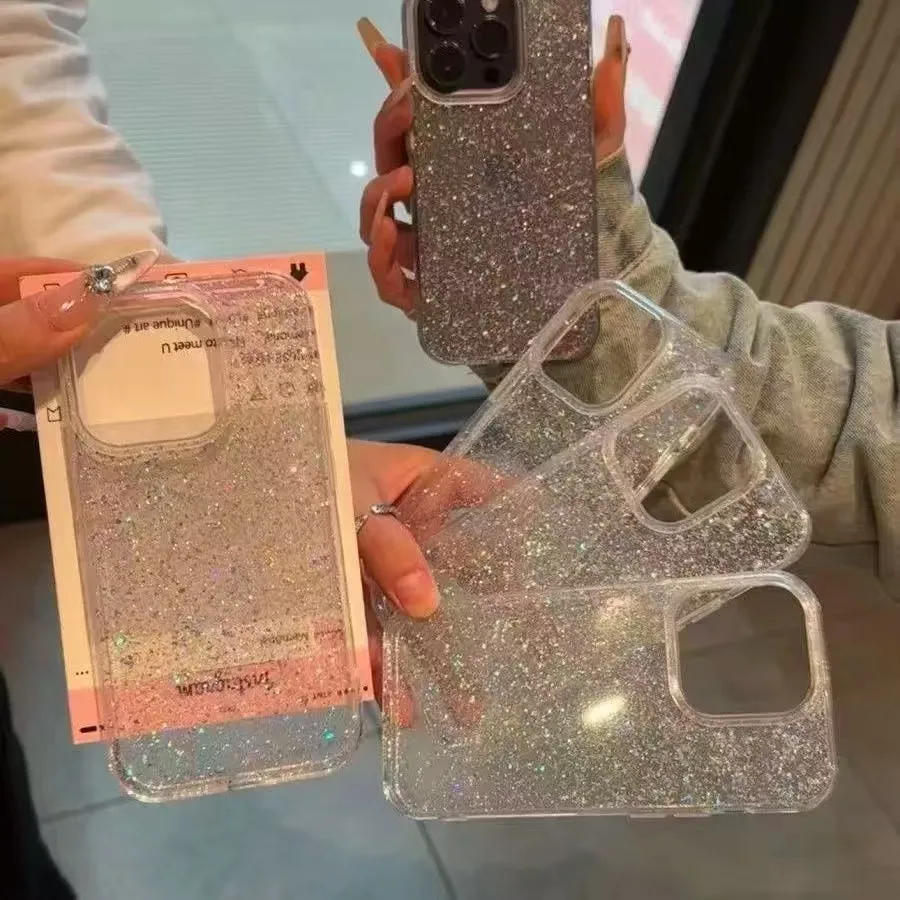 حافظة هاتف لامعة جديدة لهاتف iPhone - غطاء حماية ممتاز لجهازك ينطبق على هاتف سلسلة iPhone