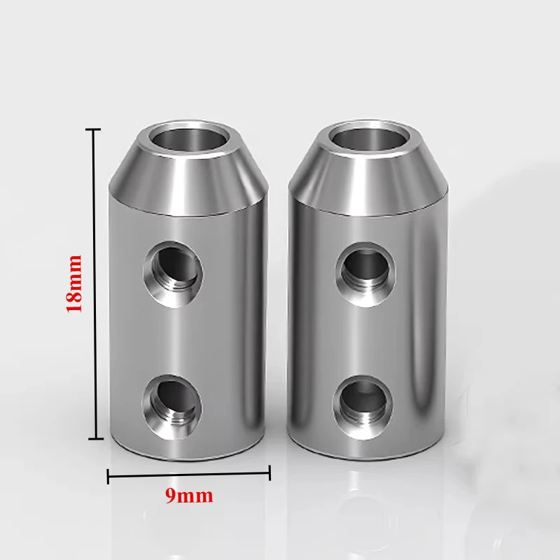 1PCS Stainless steel conical rigid coupling connects the motor
