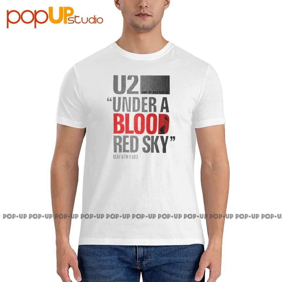 U2 Under A Blood Red Skyirish Rock Band Bono Edge Adam Shirt T