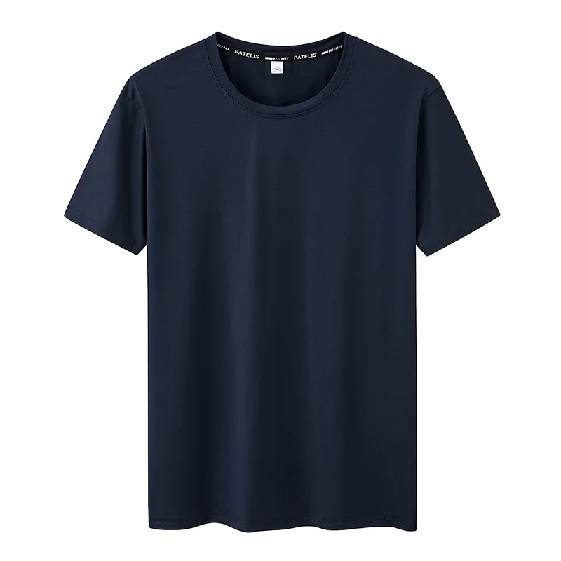 Summer Oversized T Shirt  for Men Big Size 7XL 110-175kg Quick Drying T-shirt Fitness Running Round Neck Short Sleeve Tops