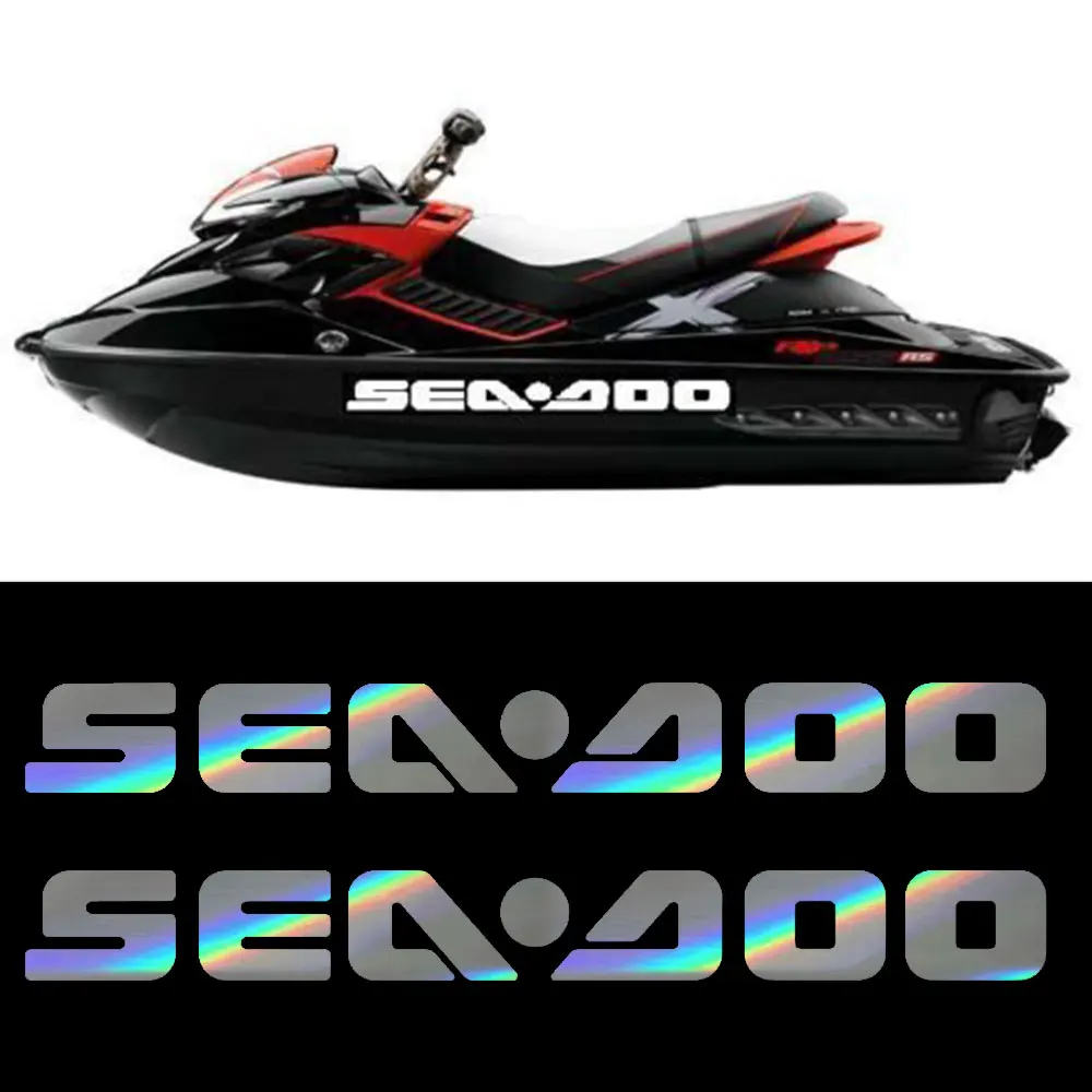 SEA DOO 쿼드 보트 자동차 밴, 소형, 중형, 대형, 비닐 데칼 스티커, 2 개, 4X4