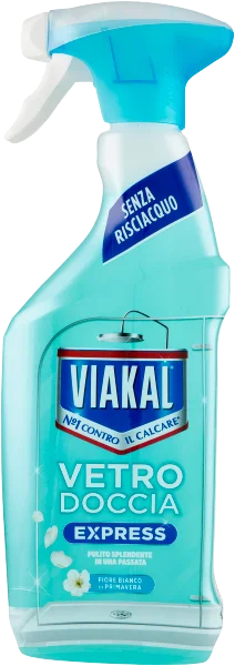 Vetro Doccia Express Spray 470ml Cabina de Ducha Líquido-Viakal