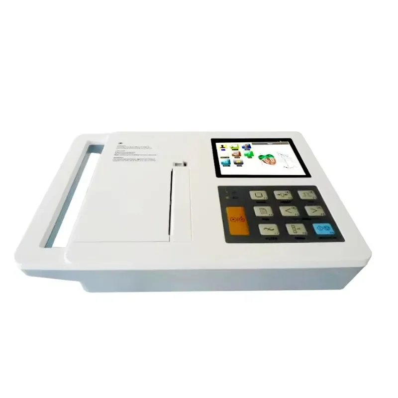 MN-ECG002 Good Sale Touch Screen Medical 6 Channel Full Digital Electrograph Machine