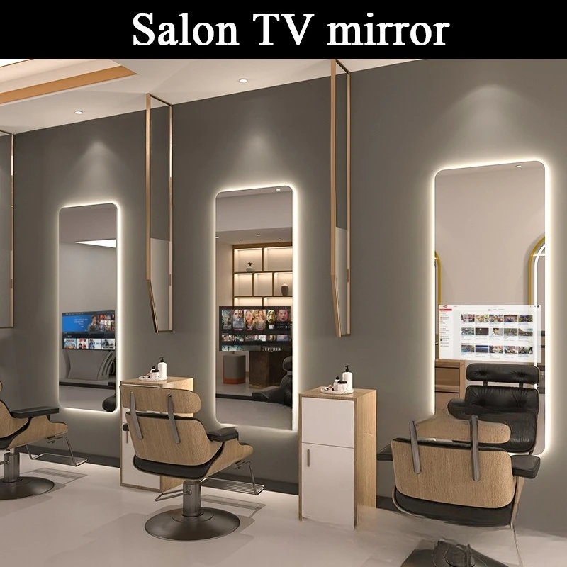 

Luxury Hotel Bedroom Long Intelligent Makeup Mirror Bathroom Mirror Android Magic Mirror Waterproof 21.5-inch Touch Scre