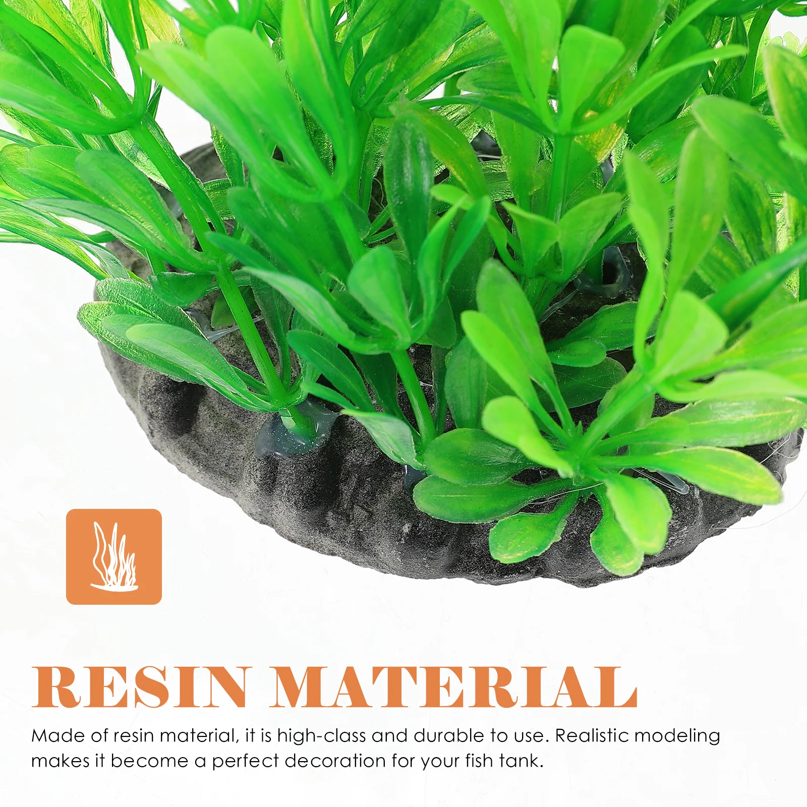 

1Set Aquarium Plants Set Safe for Aquatic Animals Fish Tank Decorations Lightweight Underwater Rockery Statues Beautiful