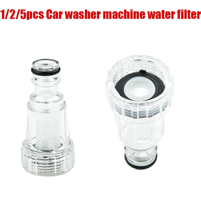 

5PC Car Clean Machine Water Filter For Karcher K2-K7 Series High Pressure Washer Cleaning Garden Hose Adapter Connection Filter