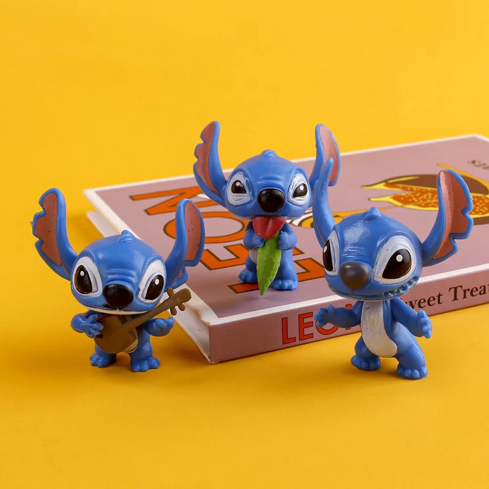 10pcs Classic anime Stitch anime doll,Whether in the car or in the room is a very beautiful toy and a great birthday present